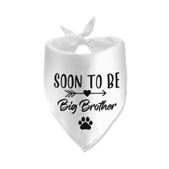 Soon to Be Big Brother Dog Bandana Pregnancy Announcement Dog Bandana Pet Scarf Pet Accessories for Pet Dog Lover Pregnancy Reveal Ideas