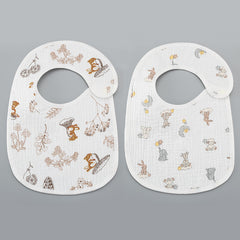Thin Kids' Bib - Pure Cotton Waterproof Gauze Towel