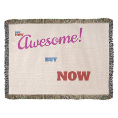 Personalized Woven Blanket